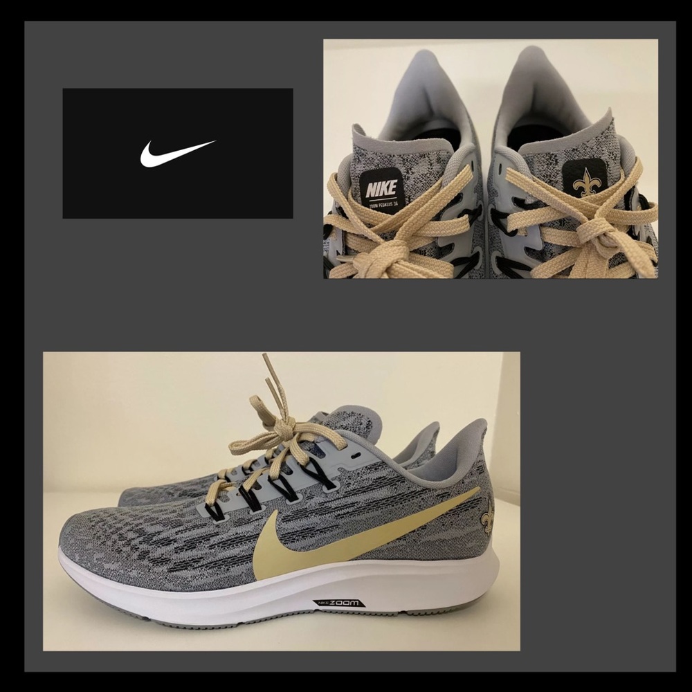 Nike Zoom Pegasus 36 New Orleans Saints Sneakers